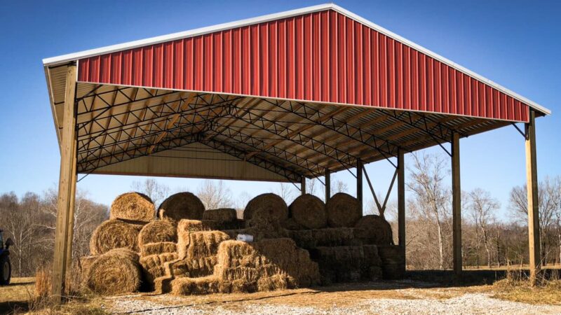 Top-Notch Hay Shed Built Safety in Mind