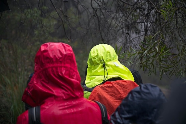 rain jackets with high-visibility patches